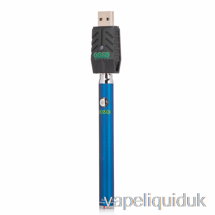 Ooze 320mAh Twist Slim Pen Battery Blue Vape Liquid